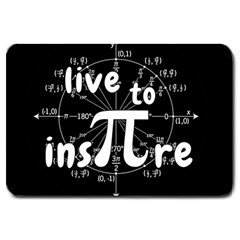 Pi Day Large Doormat  by Valentinaart