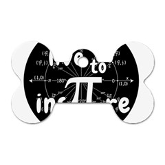 Pi Day Dog Tag Bone (two Sides) by Valentinaart