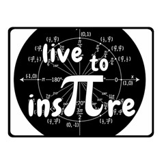 Pi Day Fleece Blanket (small) by Valentinaart