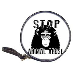 Stop Animal Abuse - Chimpanzee  Classic 20-cd Wallets by Valentinaart