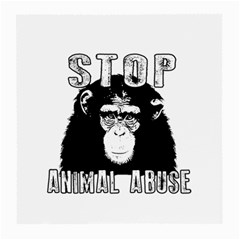 Stop Animal Abuse - Chimpanzee  Medium Glasses Cloth