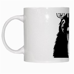 Stop Animal Abuse - Chimpanzee  White Mugs by Valentinaart