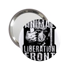 Animal Liberation Front - Chimpanzee  2 25  Handbag Mirrors by Valentinaart