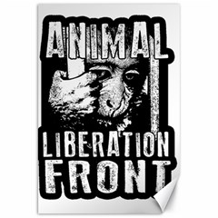 Animal Liberation Front - Chimpanzee  Canvas 20  X 30   by Valentinaart