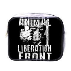 Animal Liberation Front - Chimpanzee  Mini Toiletries Bags by Valentinaart