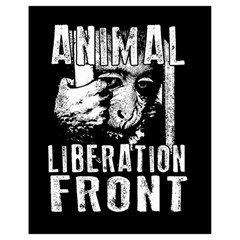 Animal Liberation Front - Chimpanzee  Drawstring Bag (small)