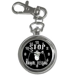 Stop Animal Testing - Chimpanzee  Key Chain Watches by Valentinaart