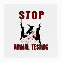 Stop Animal Testing - Rabbits  Medium Glasses Cloth