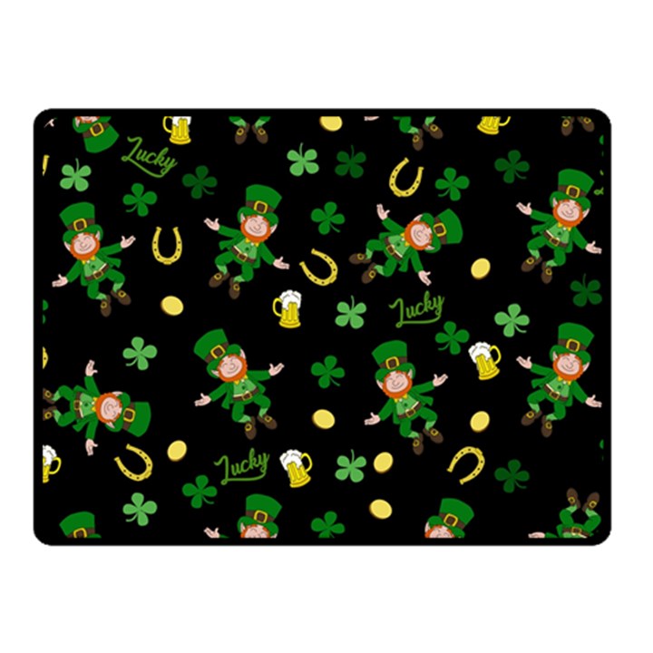 St Patricks day pattern Fleece Blanket (Small)