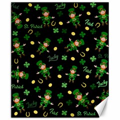 St Patricks Day Pattern Canvas 20  X 24   by Valentinaart