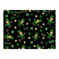 St Patricks Day Pattern Double Sided Flano Blanket (mini)  by Valentinaart
