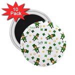 St Patricks day pattern 2.25  Magnets (10 pack)  Front