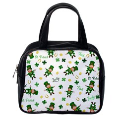 St Patricks Day Pattern Classic Handbags (one Side) by Valentinaart