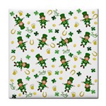 St Patricks day pattern Face Towel Front