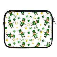 St Patricks Day Pattern Apple Ipad 2/3/4 Zipper Cases by Valentinaart