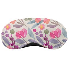 Purple And Pink Cute Floral Pattern Sleeping Masks