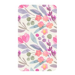 Purple And Pink Cute Floral Pattern Memory Card Reader by paulaoliveiradesign