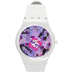 Purlpe Retro Pop Round Plastic Sport Watch (M) Front