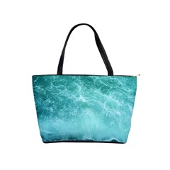 Green Ocean Splash Shoulder Handbags