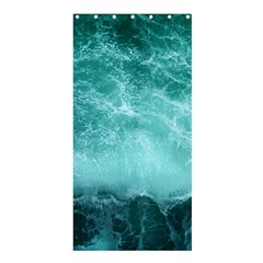 Green Ocean Splash Shower Curtain 36  X 72  (stall) 