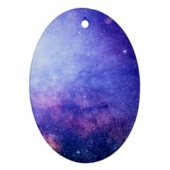 Galaxy Oval Ornament (two Sides)