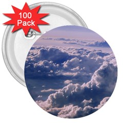 In The Clouds 3  Buttons (100 Pack)  by snowwhitegirl