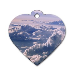 In The Clouds Dog Tag Heart (one Side) by snowwhitegirl