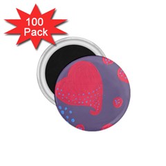 Lollipop Attacked By Hearts 1 75  Magnets (100 Pack) 