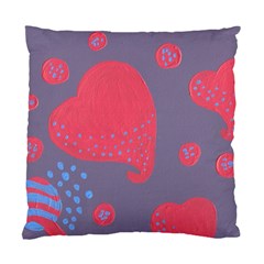 Lollipop Attacked By Hearts Standard Cushion Case (one Side)