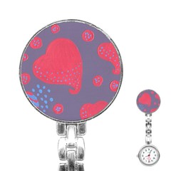 Lollipop Attacked By Hearts Stainless Steel Nurses Watch