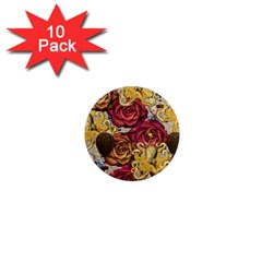 Octopus Floral 1  Mini Magnet (10 Pack) 