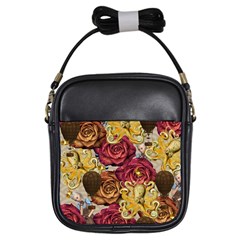 Octopus Floral Girls Sling Bags