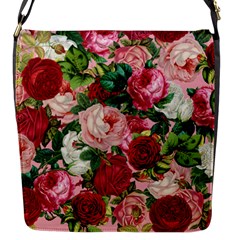 Rose Bushes Flap Messenger Bag (s) by snowwhitegirl