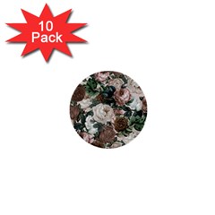 Rose Bushes Brown 1  Mini Buttons (10 Pack)  by snowwhitegirl