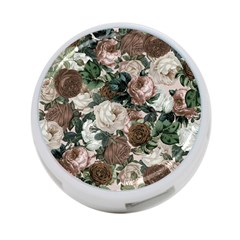 Rose Bushes Brown 4-port Usb Hub (two Sides)  by snowwhitegirl