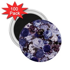 Rose Bushes Blue 2 25  Magnets (100 Pack) 