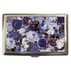 Rose Bushes Blue Cigarette Money Cases