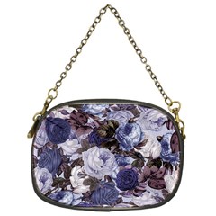 Rose Bushes Blue Chain Purses (one Side)  by snowwhitegirl