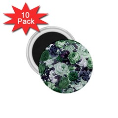 Rose Bushes Green 1 75  Magnets (10 Pack) 