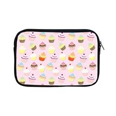 Baby Pink Valentines Cup Cakes Apple Ipad Mini Zipper Cases by PodArtist