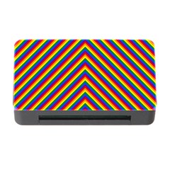 Gay Pride Flag Rainbow Chevron Stripe Memory Card Reader With Cf by PodArtist