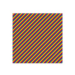 Gay Pride Flag Candy Cane Diagonal Stripe Satin Bandana Scarf by PodArtist