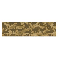 Operation Desert Cat Camouflage Catmouflage Satin Scarf (oblong)