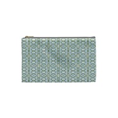 Vintage Ornate Pattern Cosmetic Bag (small)  by dflcprints