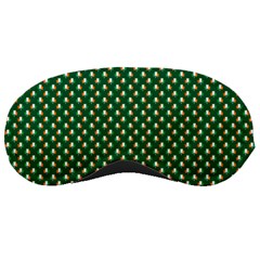 Irish Flag Green White Orange On Green St  Patrick s Day Ireland Sleeping Masks by PodArtist