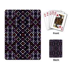 Futuristic Geometric Pattern Playing Card by dflcprints