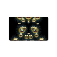 Bats In Caves In Spring Time Magnet (name Card)