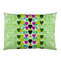 Summer Time In Lovely Hearts Pillow Case (Two Sides)