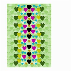 Summer Time In Lovely Hearts Small Garden Flag (Two Sides)