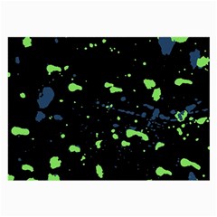 Dark Splatter Abstract Large Glasses Cloth by dflcprints